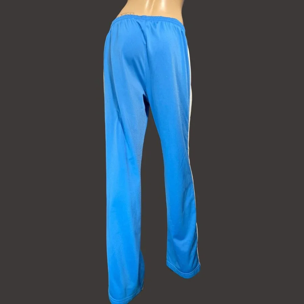 Y2K Puma Track Pants Womens XL Blue White Stripe 2000s Athleisure Activewear - Picture 8 of 12
